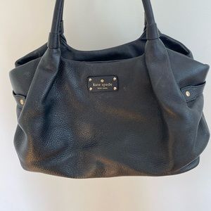 Kate Spade Black Leather Purse / Bag